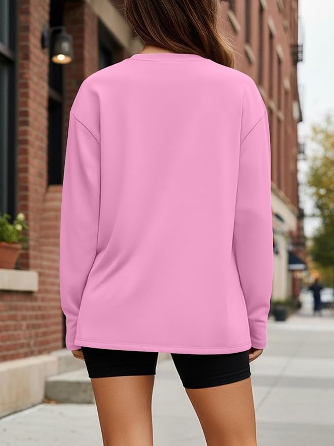 pink long sleeve shirt back